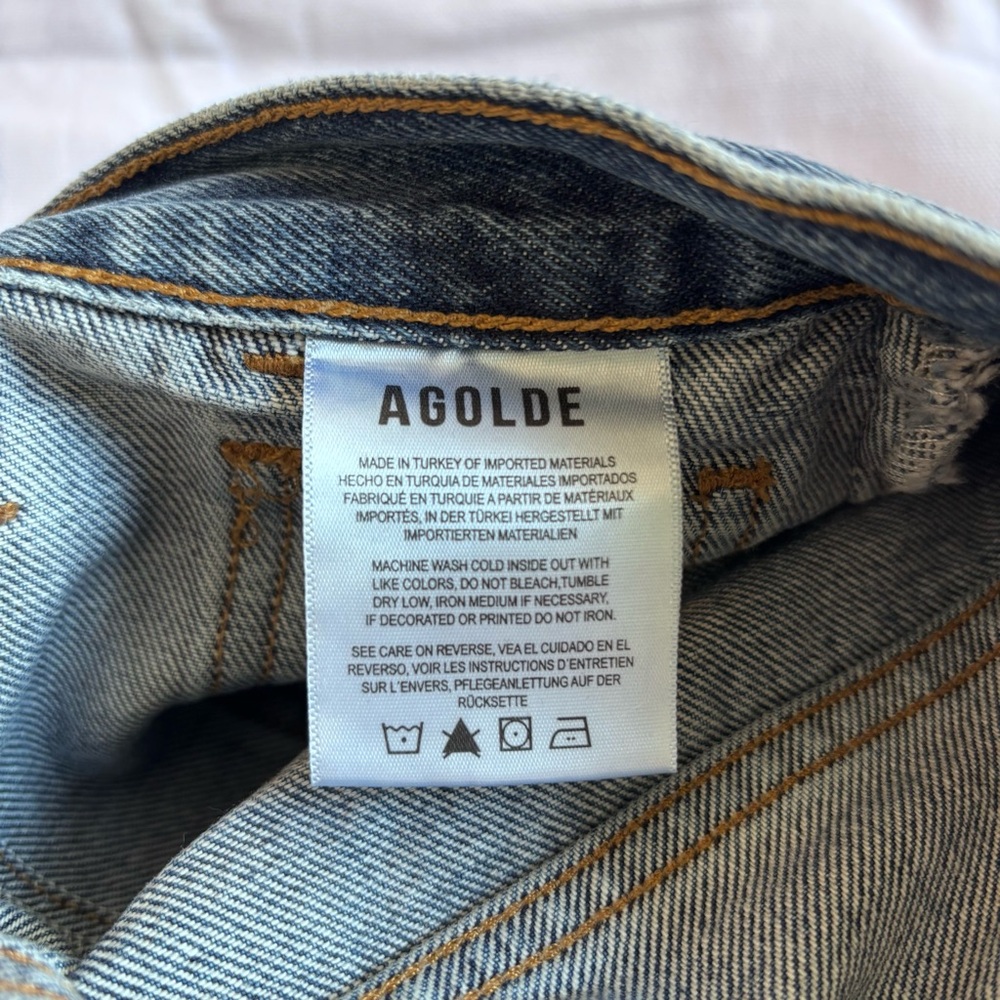 AGOLDE I US 25 (W28) Cooper Cargo Denim Jean I mid-wash blue - Picture 7 of 11